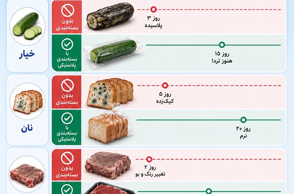 پلاستیک؛ ناجی غذا، قاتل ضایعات