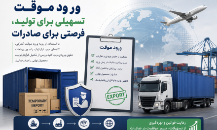 ورود موقت؛ ابزار تسهیل صادرات و کاهش هزینه‌های گمرکی تولیدکنندگان