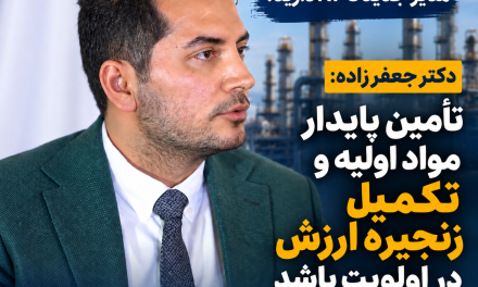 دکتر جعفرزاده: تأمین پایدار مواد اولیه و تکمیل زنجیره ارزش، اولویت NPC باشد
