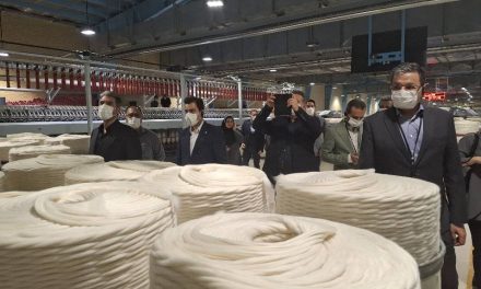 بازدید اعضای هیئت‌مدیره انجمن ملی صنایع پلیمر ایران از کارخانه تارا ریس آریا در قم